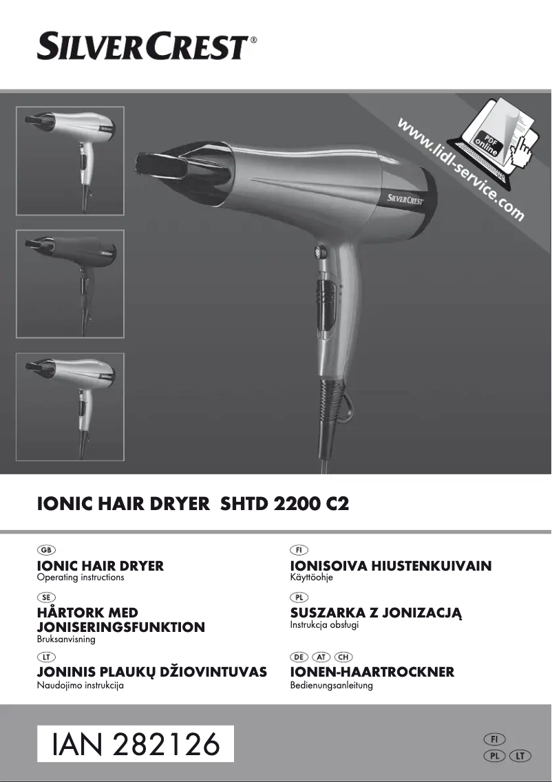 Image de la première page du manuel de l'appareil SHTD 2200 C2