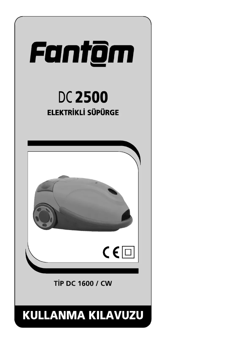 Page n°1 - Manuel utilisateur Fantom DC 2500