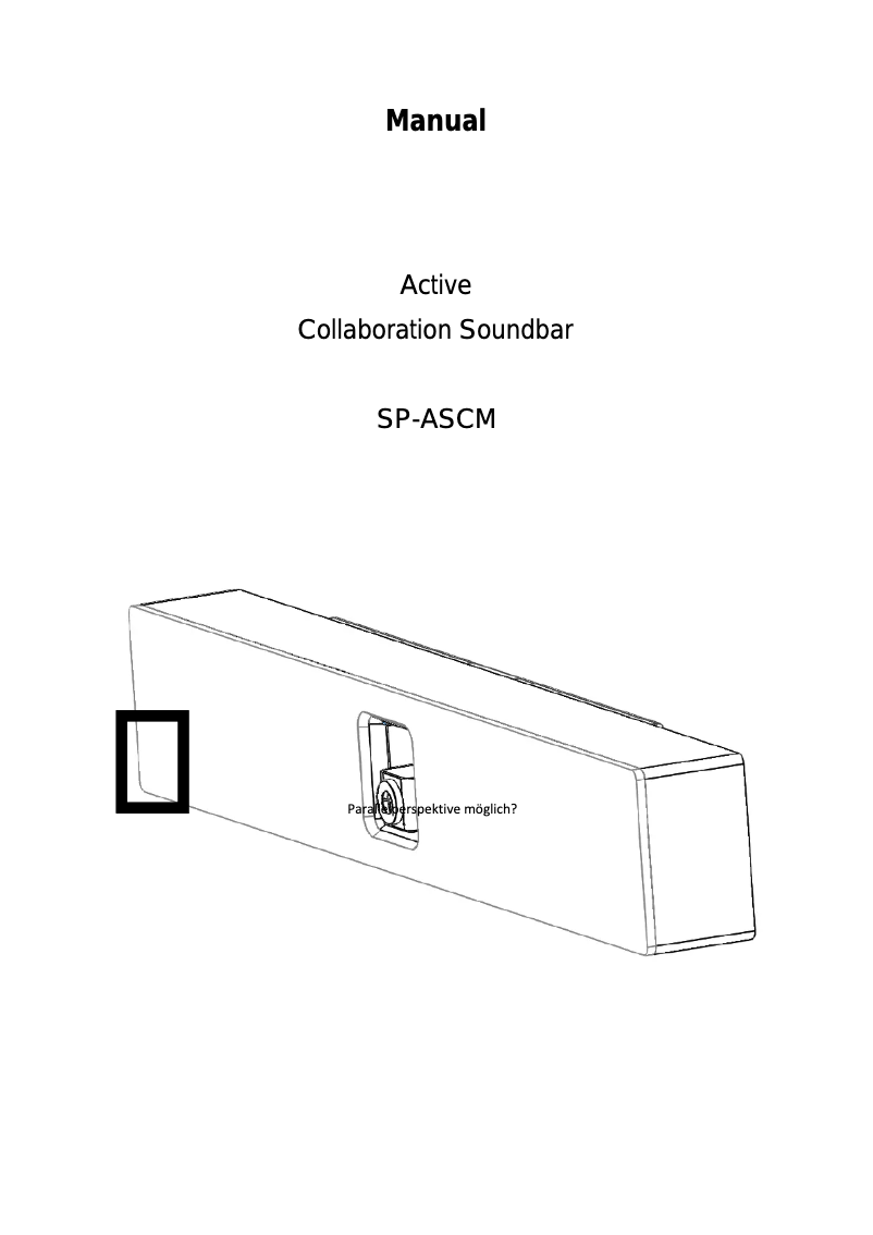 Page 1 de la notice Manuel utilisateur NEC SP-ASCM