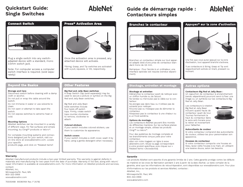 Image de la première page du manuel de l'appareil Jelly Bean