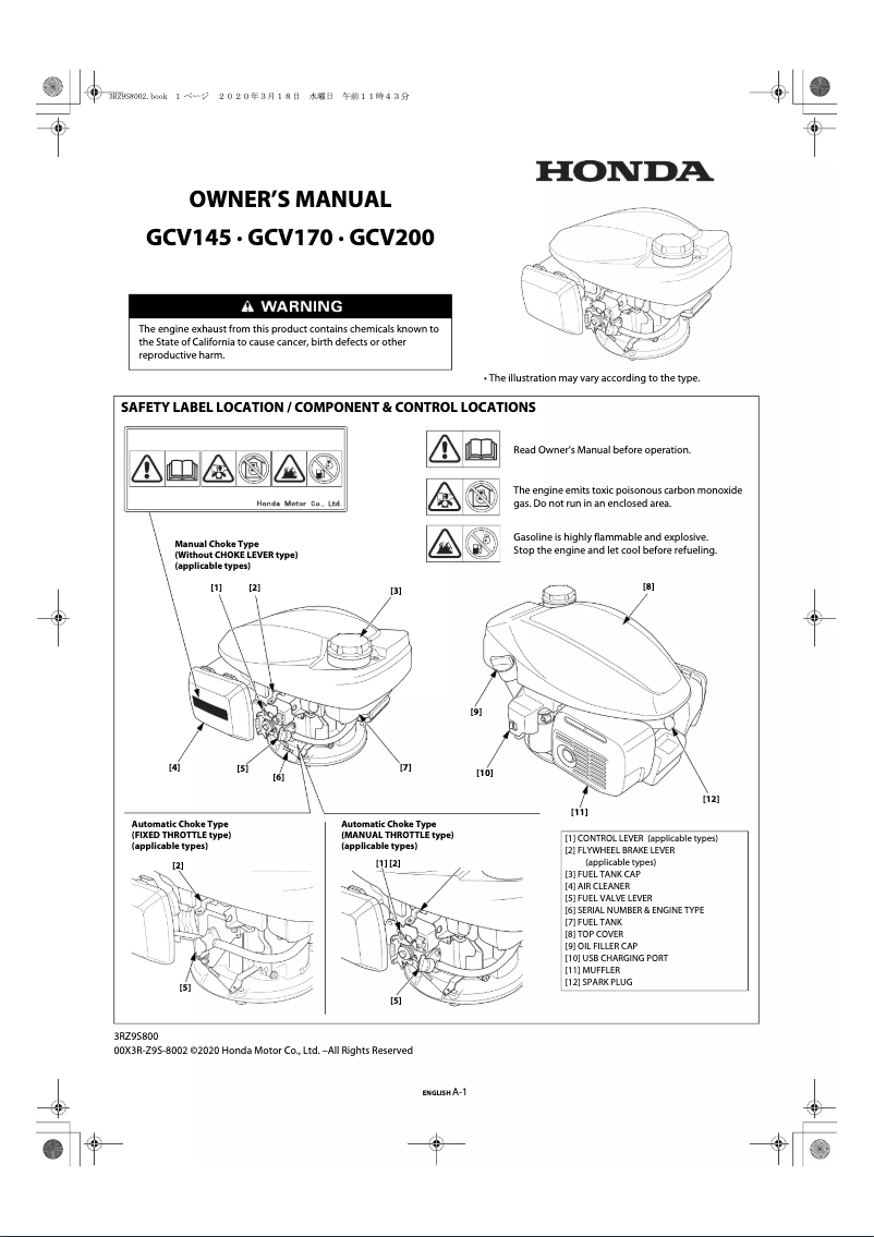 Image de la première page du manuel de l'appareil Combi 55 SVEQ H