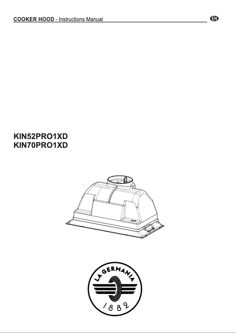 Image de la première page du manuel de l'appareil KIN70PRO1XD