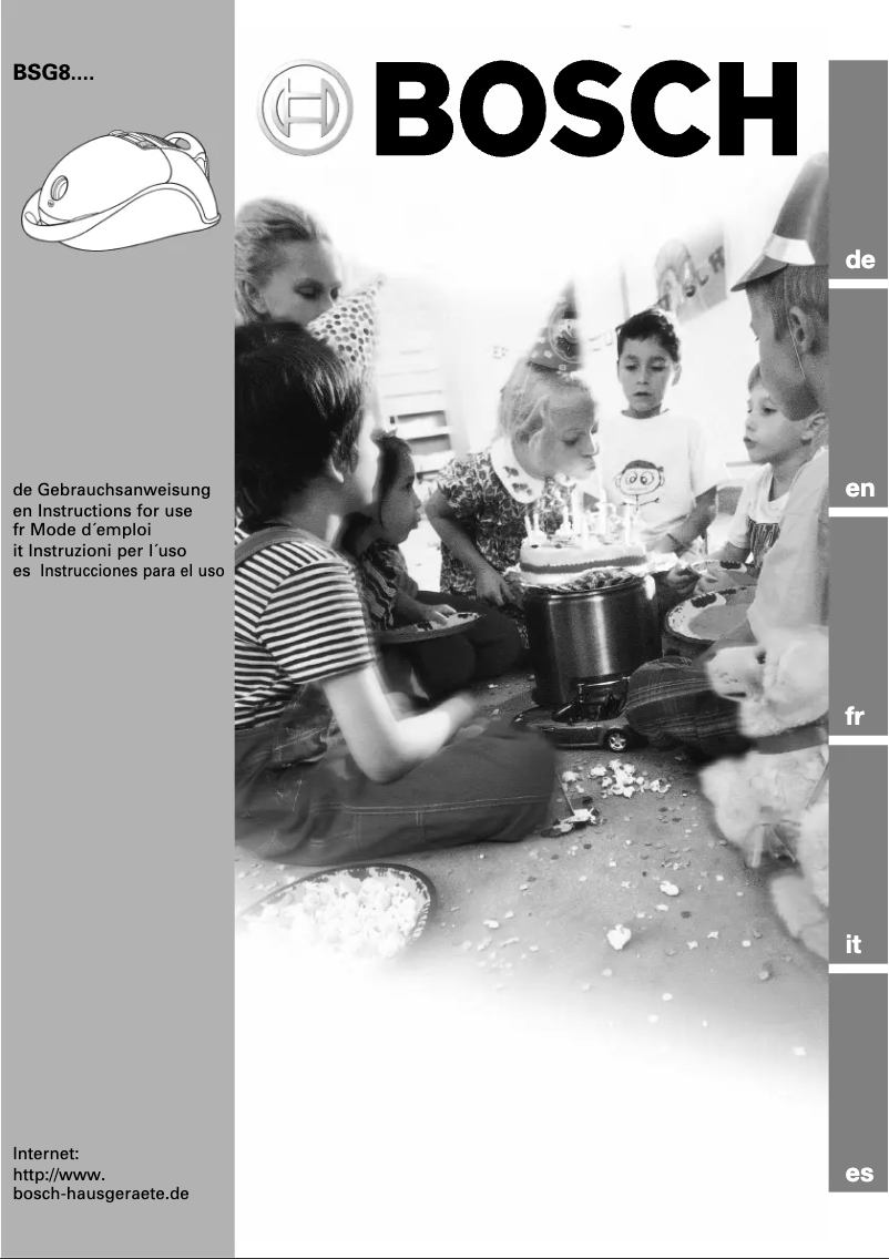 Página 1 del manual Manual de usuario Bosch BSG82020