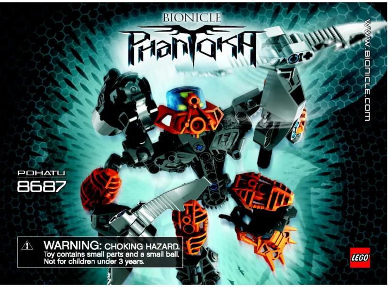 Página 1 del manual Manual de usuario Lego Bionicle 8687