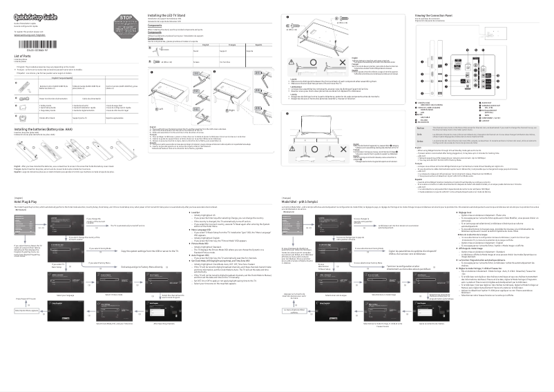Page 1 de la notice Manuel utilisateur Samsung HG65NE690EF