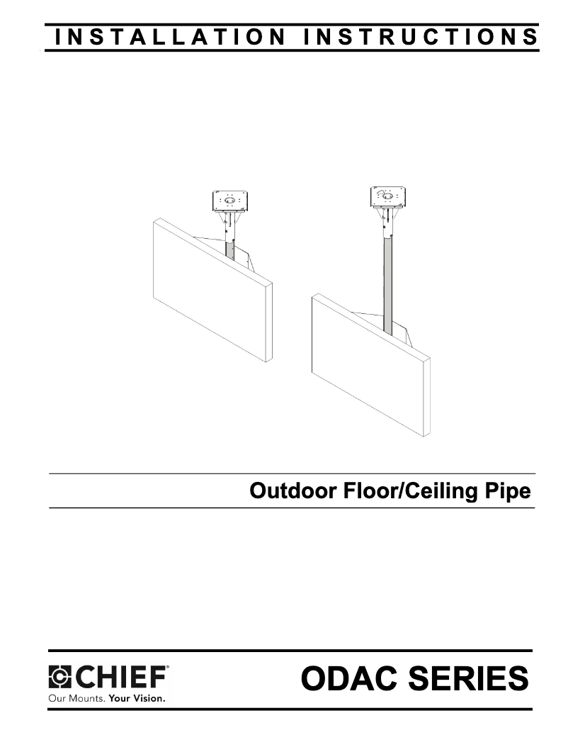 Image de la première page du manuel de l'appareil ODAC0405B