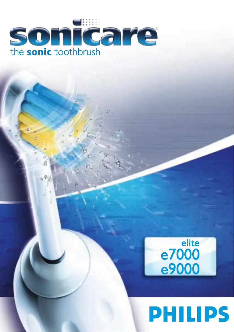 Page 1 de la notice Manuel utilisateur Philips Sonicare Elite HX7002