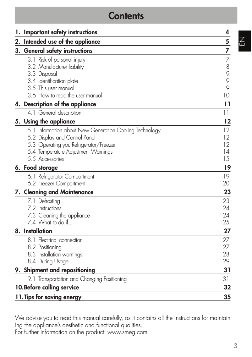 Image de la première page du manuel de l'appareil FA490URAN