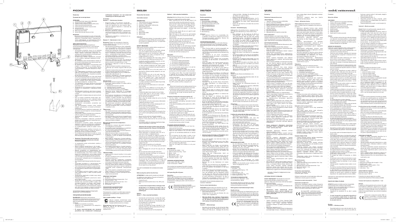 Page 1 de la notice Manuel utilisateur Maxwell MW-3472 W