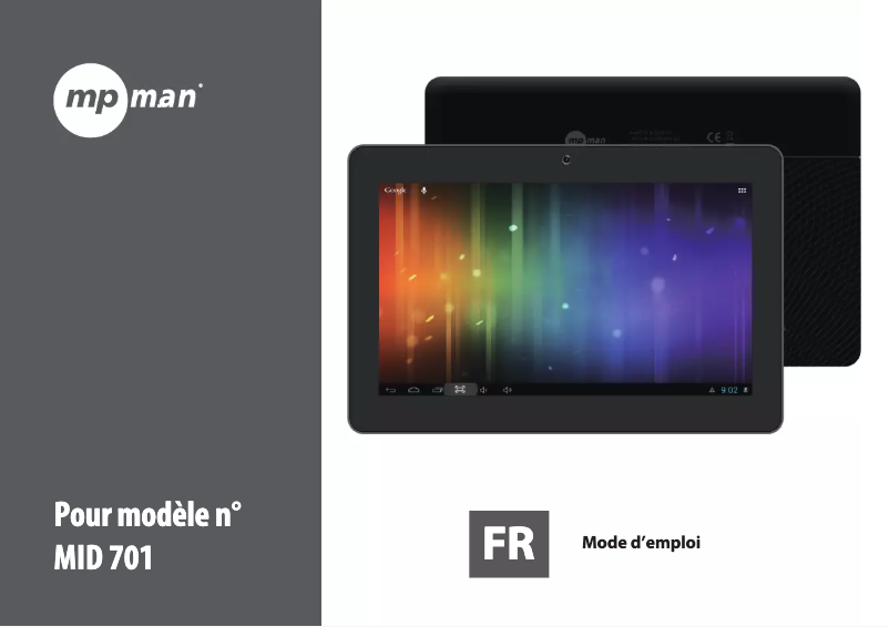 Página 1 del manual Manual de usuario Mpman MID711