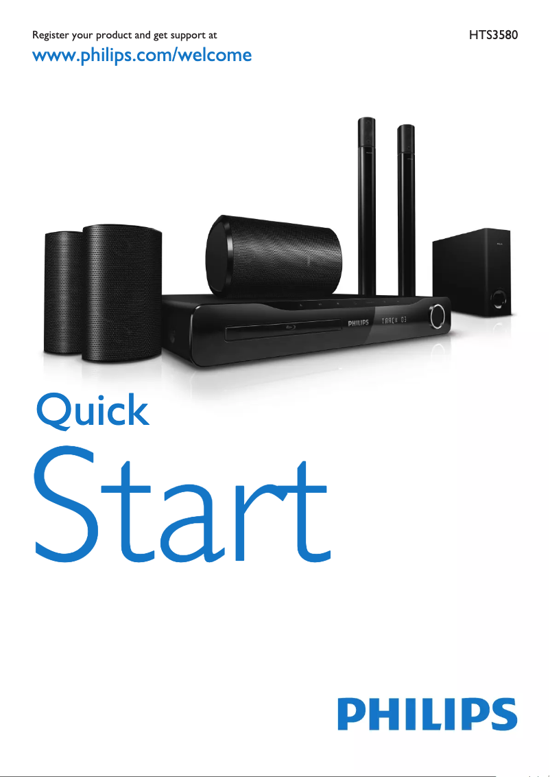 Imagen de la primera página del manual del dispositivo HTS3580