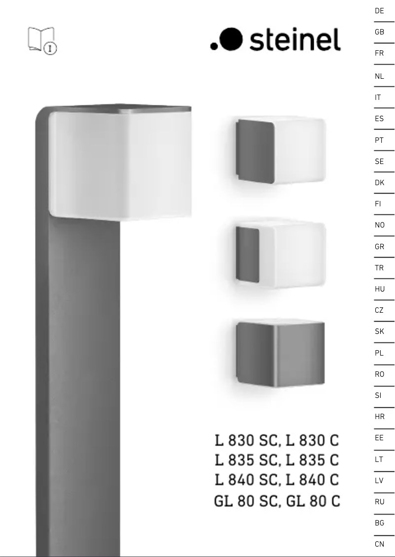 Page 1 de la notice Manuel utilisateur Steinel L 840 LED iHF