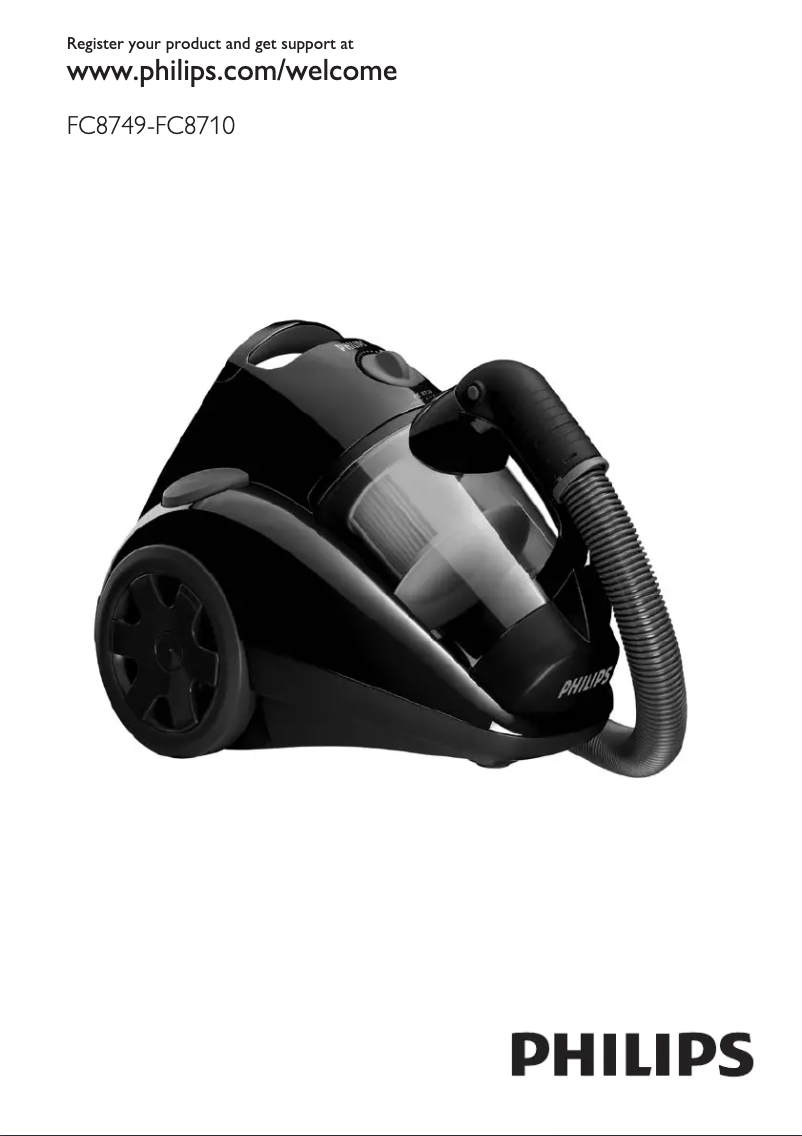 Page n°1 - Manuel utilisateur Philips Performer Expert FC8722