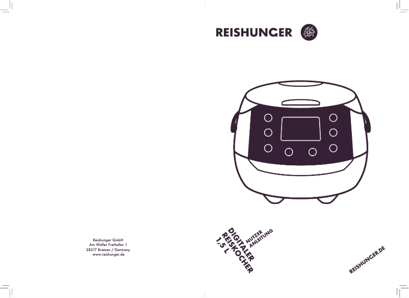 Page 1 de la notice Manuel utilisateur Reishunger Digitaler