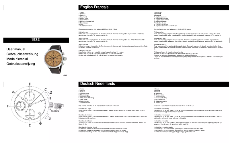 Page 1 de la notice Manuel utilisateur Davis Franklin 1932