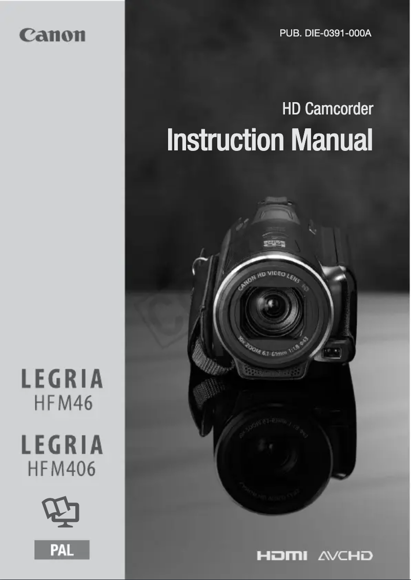 Página 1 del manual Manual de usuario Canon Legria HF M46