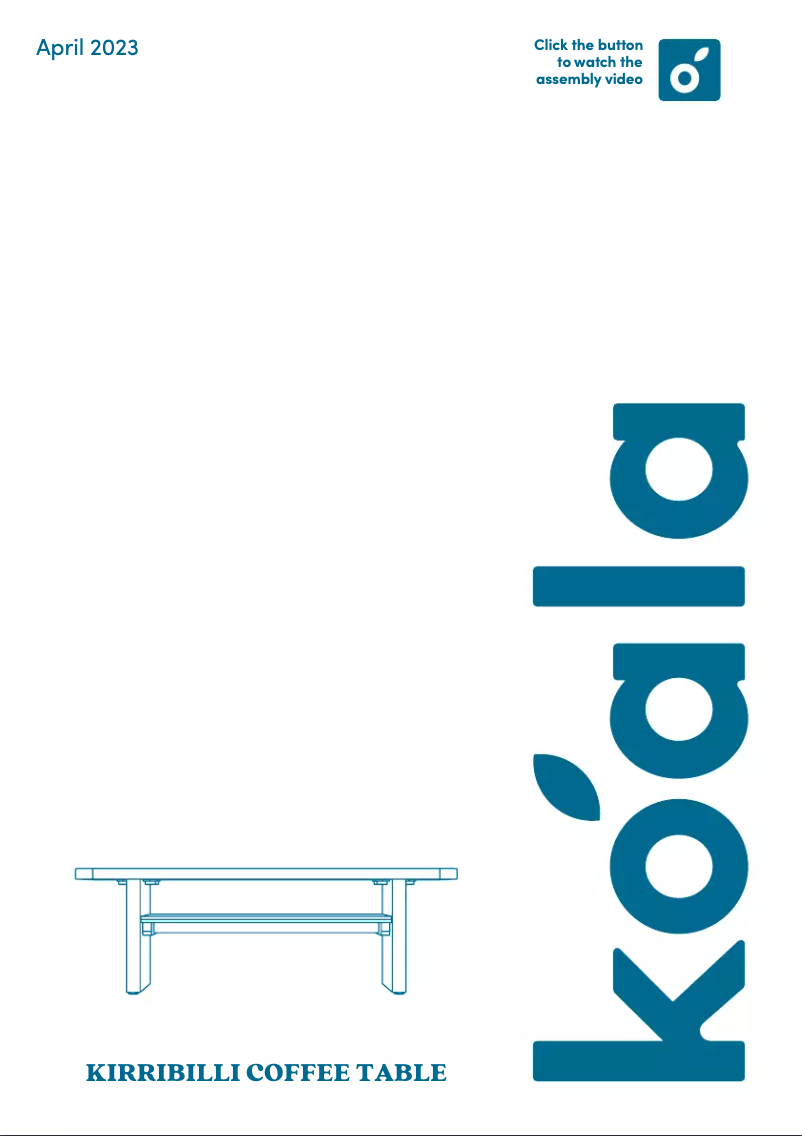 Page 1 de la notice Manuel utilisateur Koala Kirribilli