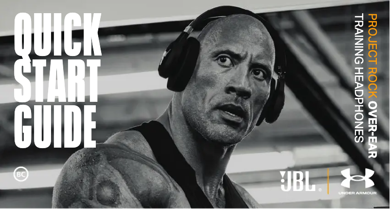 Page n°1 - Manuel utilisateur JBL UA Project Rock Over-Ear Training Headphones