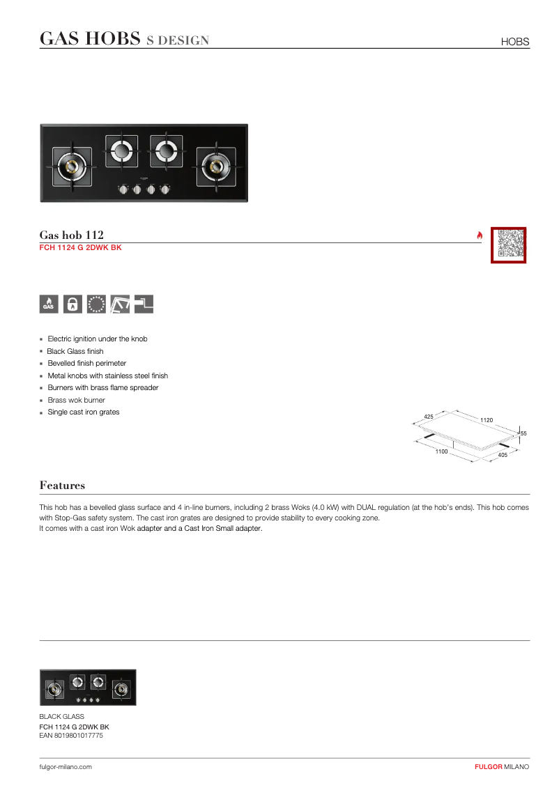 Image de la première page du manuel de l'appareil FCH 1124 G 2DWK BK