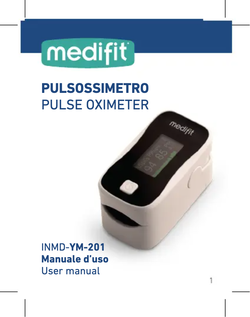 Image de la première page du manuel de l'appareil INMD-YM-201