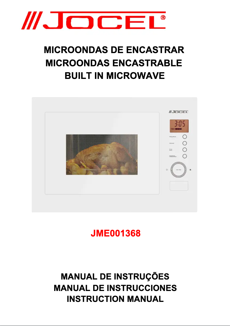 Image de la première page du manuel de l'appareil JME001368