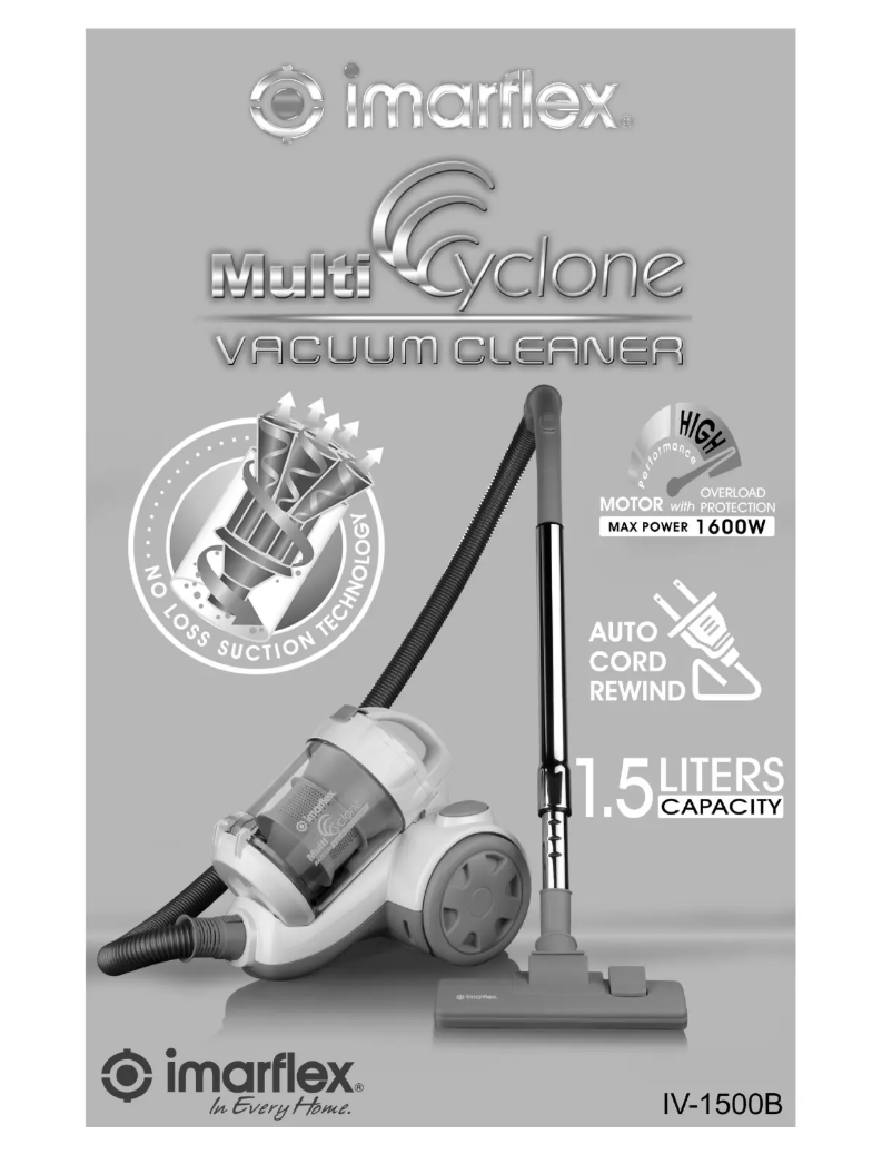 Page 1 de la notice Manuel utilisateur Imarflex IV-1500B