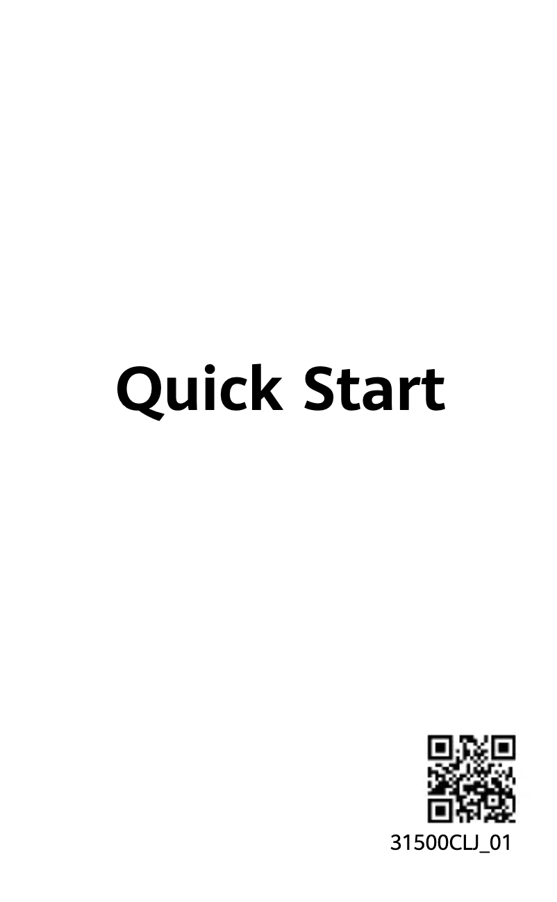 Image de la première page du manuel de l'appareil 5G Mobile WiFi Pro