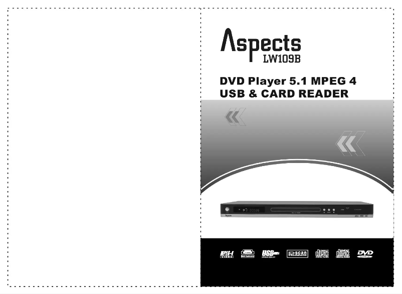 Page n°1 - Manuel utilisateur Aspects LW109B