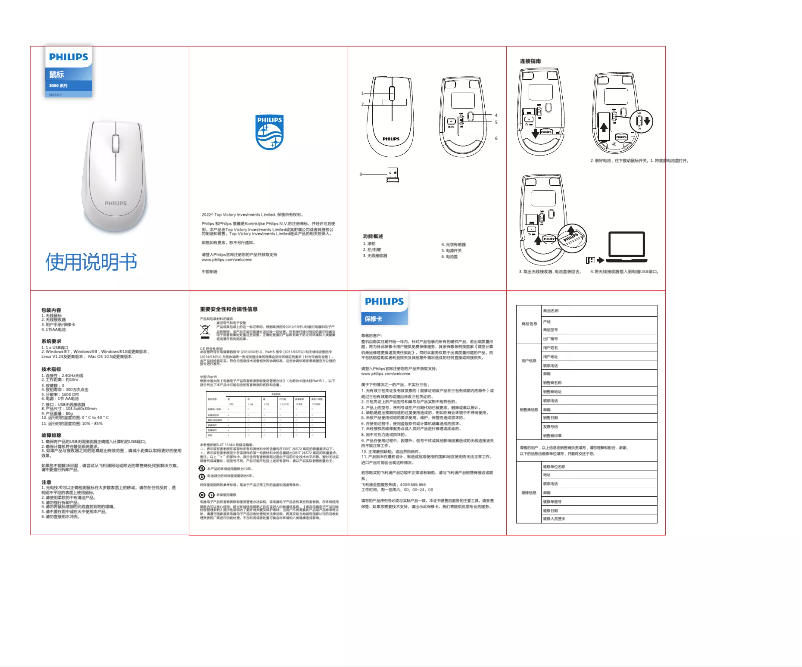 Page 1 of the manual User Manual Philips SPK7317