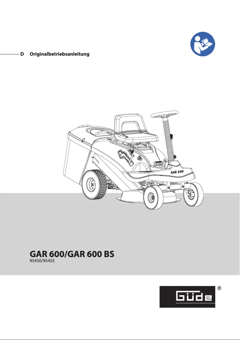 Page n°1 - Manuel utilisateur Güde GAR 600 BS