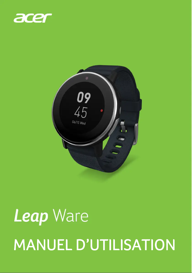 Image de la première page du manuel de l'appareil Leap Ware L05