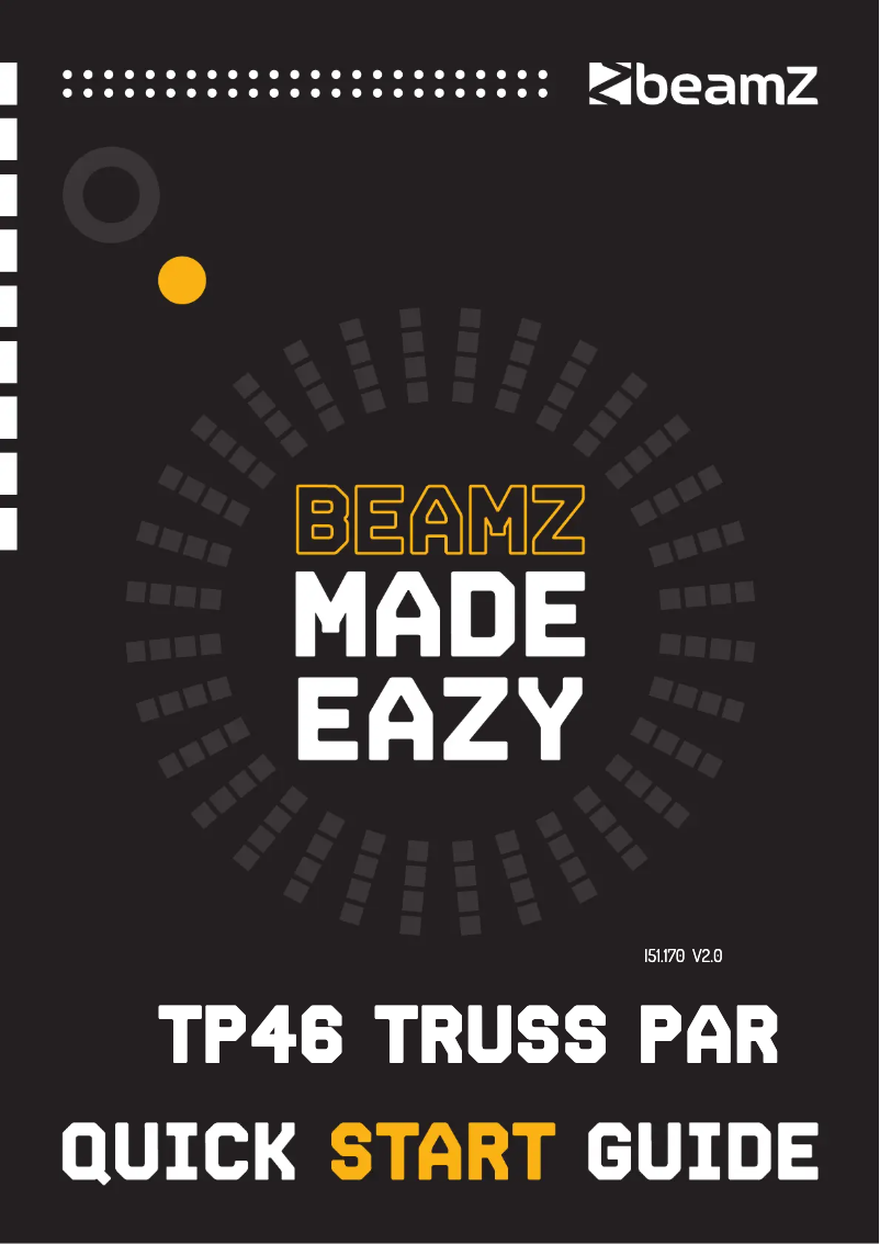 Page 1 de la notice Guide de démarrage rapide BeamZ TP46