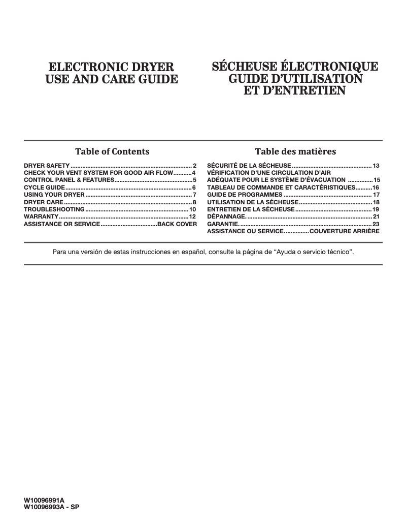 Page n°1 - Mode d'emploi Amana NGD4700YQ
