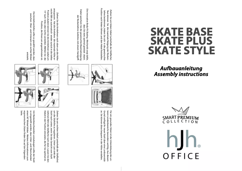 Page n°1 - Manuel utilisateur HJH Office Skate Style