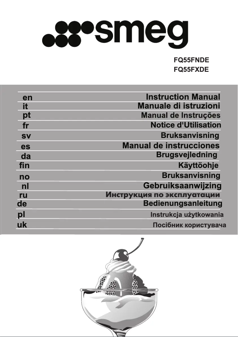 Image de la première page du manuel de l'appareil FQ55FNDE