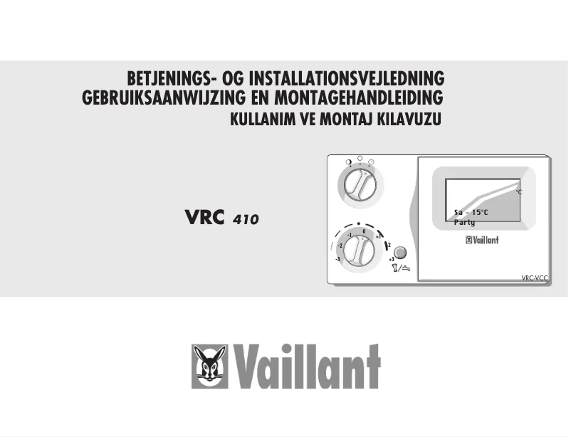 Image de la première page du manuel de l'appareil VRT 410 S