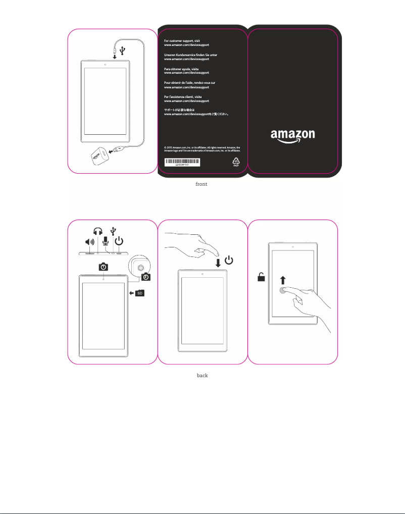 Image de la première page du manuel de l'appareil Fire HD 10