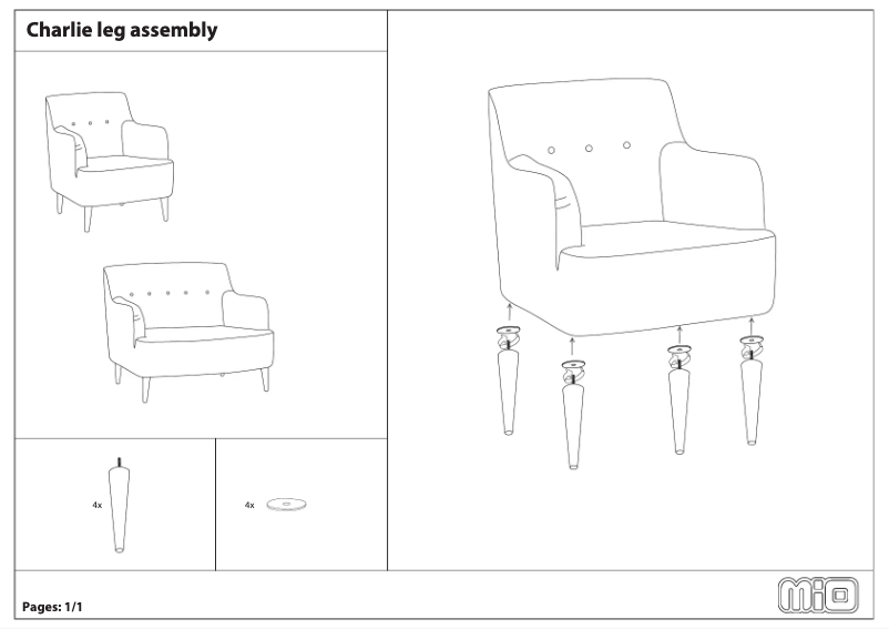 Image de la première page du manuel de l'appareil Charlie