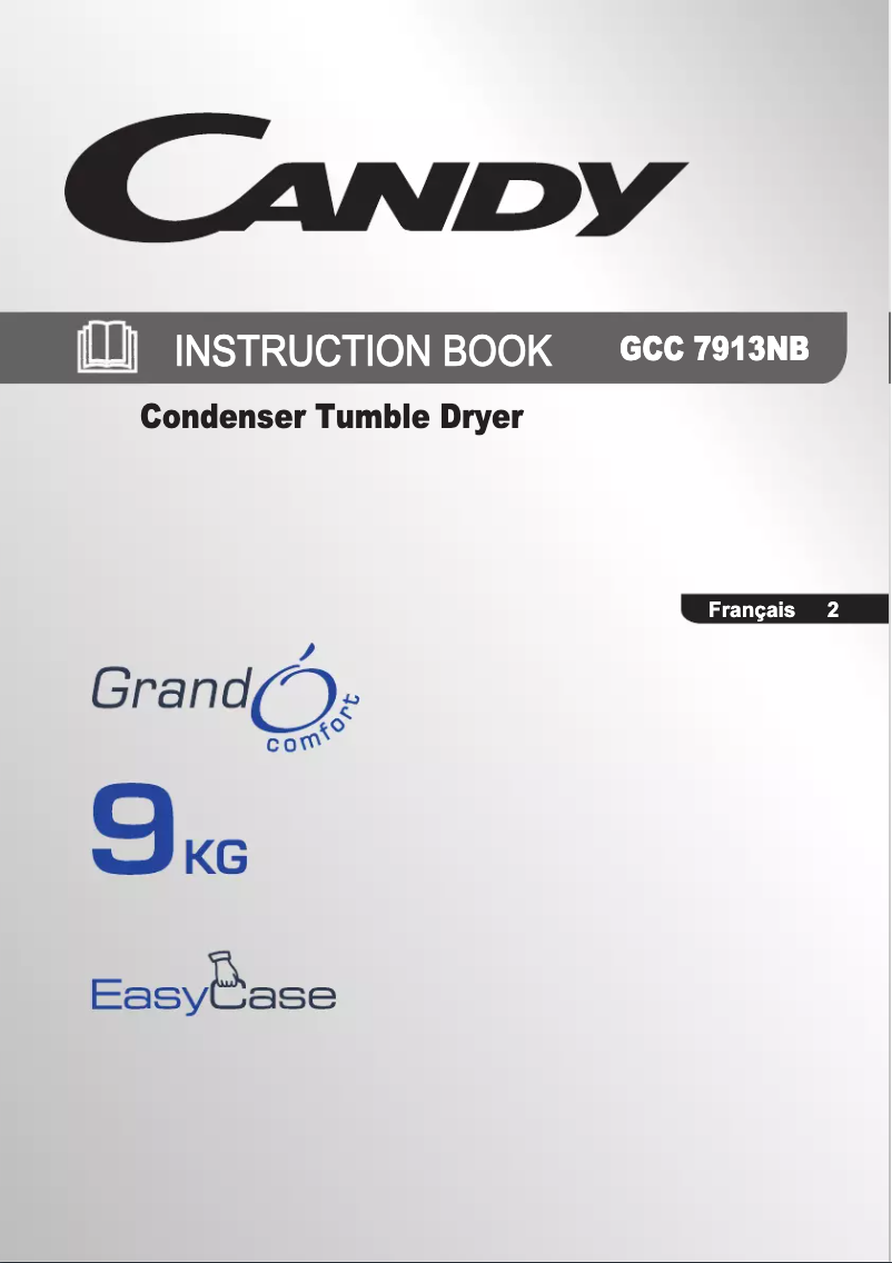 Page n°1 - Manuel utilisateur Candy GCC 7913NB-47