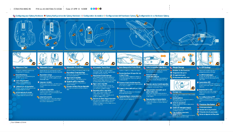 Página 1 del manual Manual de usuario Mad Catz Cyborg R.A.T 7