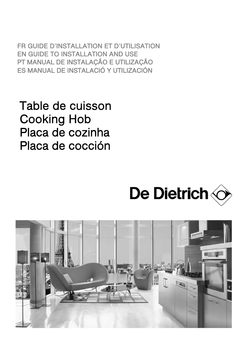 Page 1 of the manual User Manual De Dietrich DTI743X