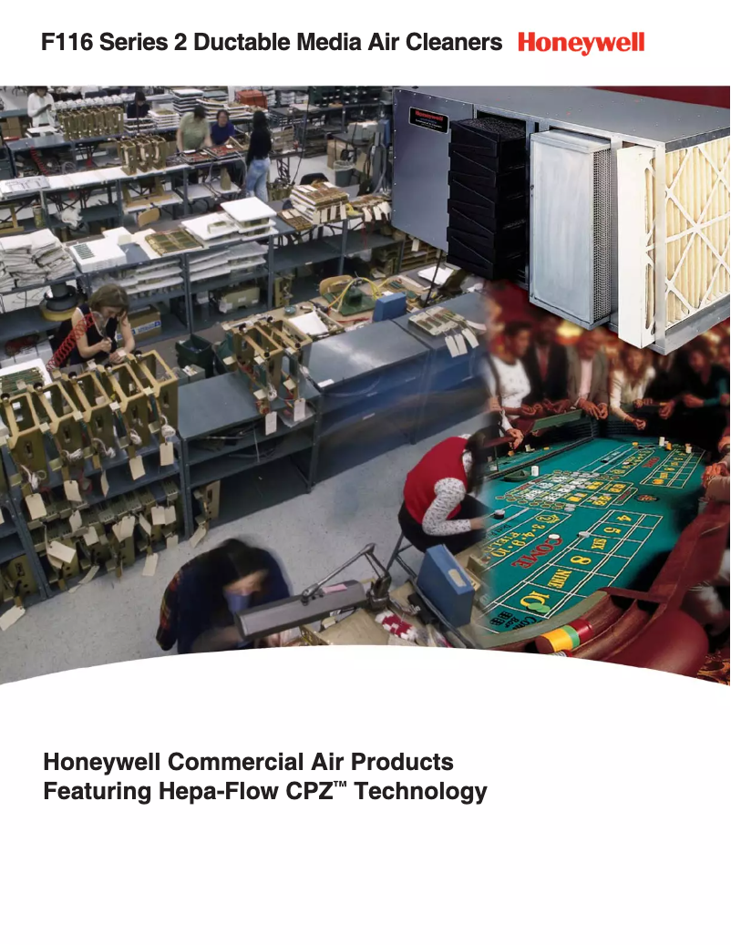Page 1 de la notice Brochure Honeywell F116A1120