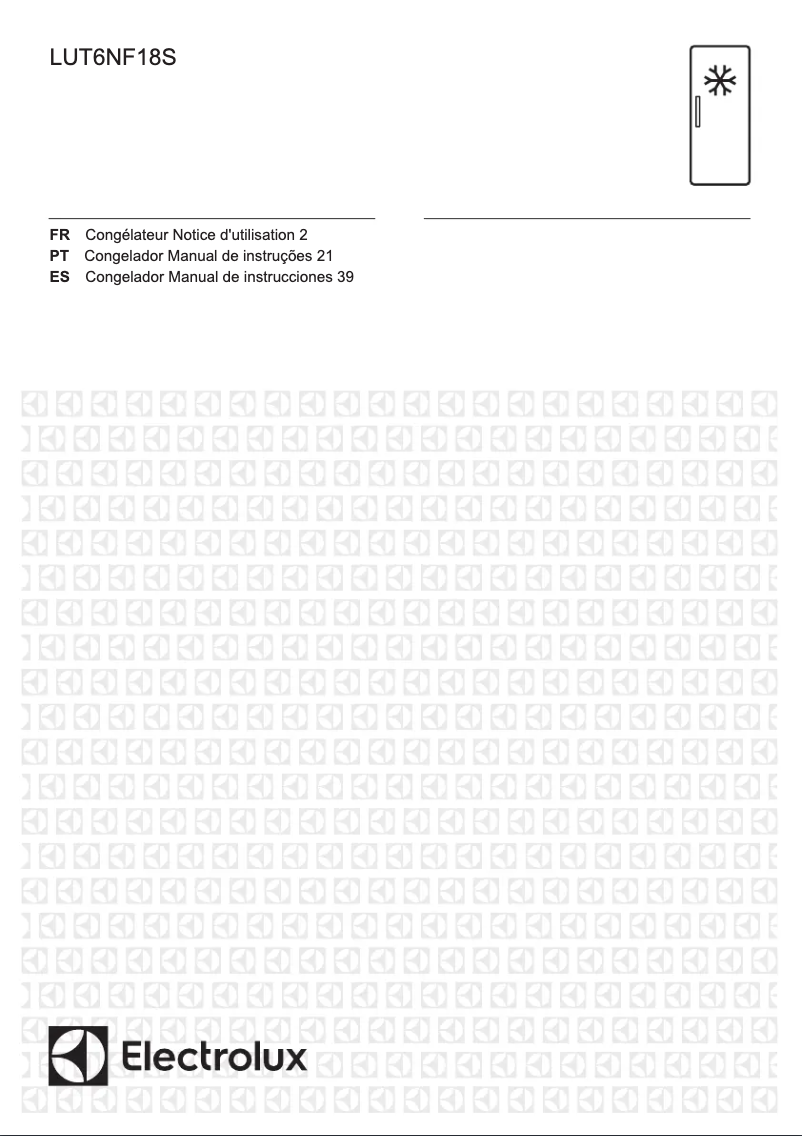 Page 1 de la notice Manuel utilisateur Electrolux LUT6NF18S