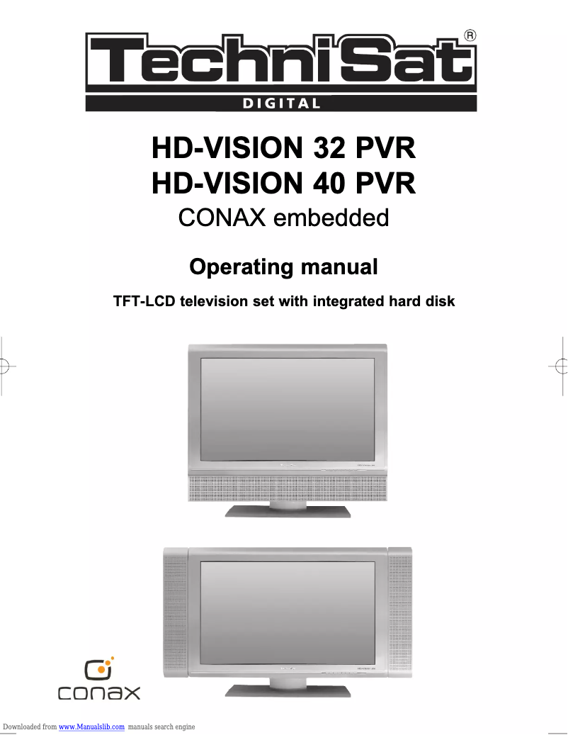 Image de la première page du manuel de l'appareil HD-VISION 40 PVR