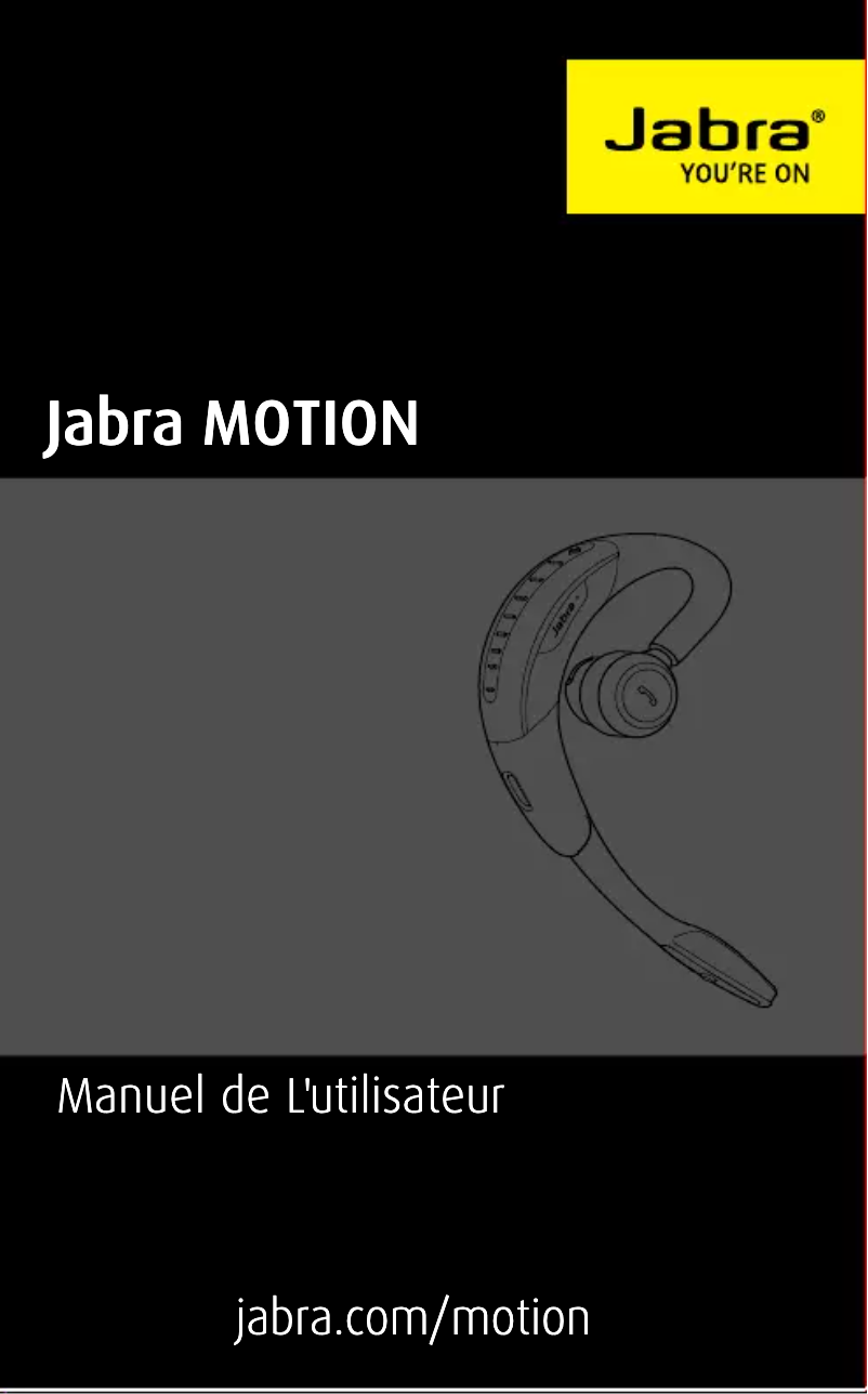 Page n°1 - Manuel utilisateur Jabra Motion