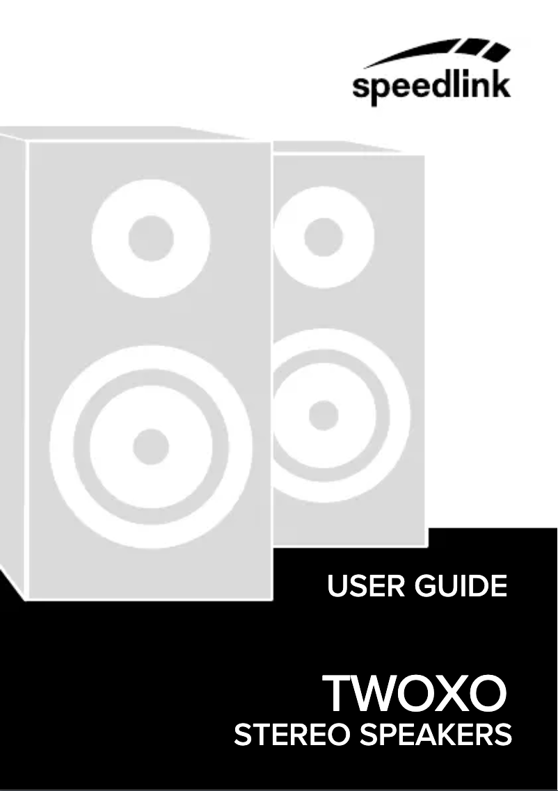 Page 1 de la notice Manuel utilisateur Speed-Link TWOXO SL-810004-RD