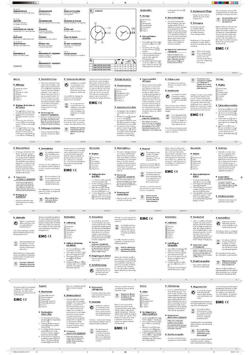 Page 1 de la notice Manuel utilisateur Auriol Z30657E