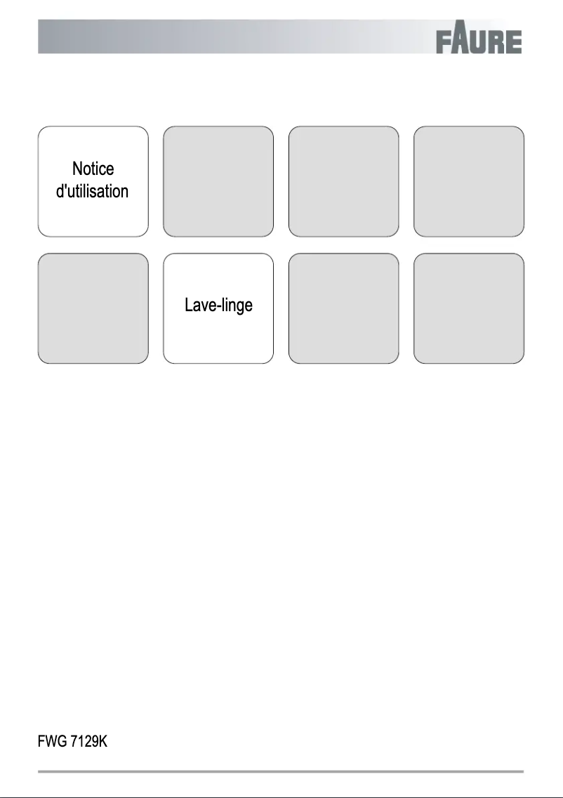 Image de la première page du manuel de l'appareil FWG7129K