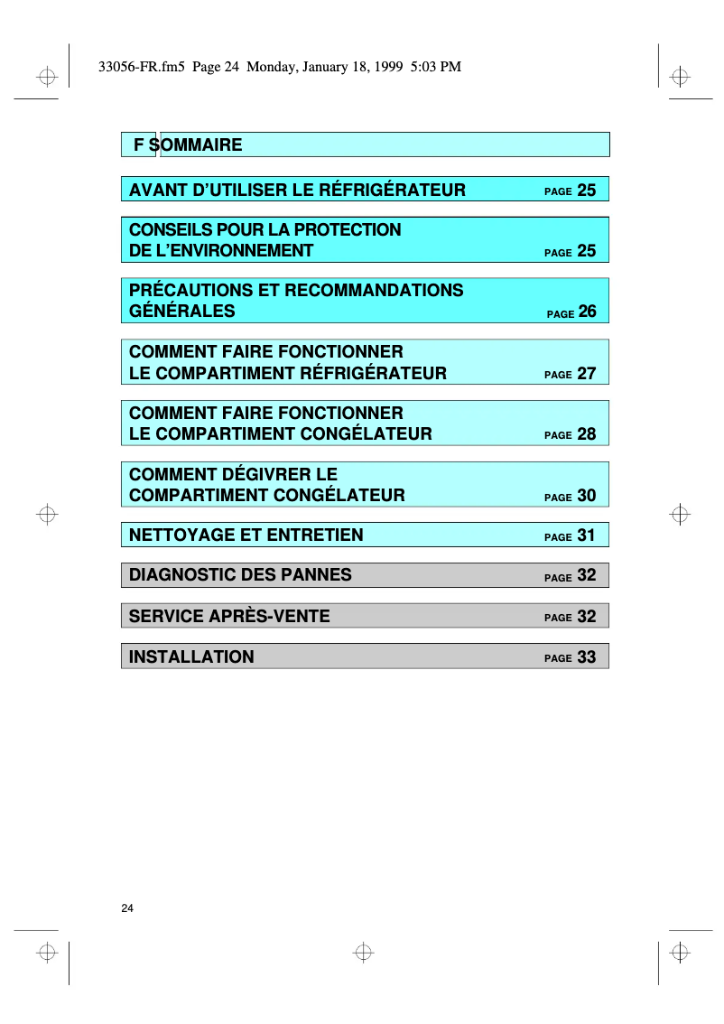 Image de la première page du manuel de l'appareil ARZ 972/H