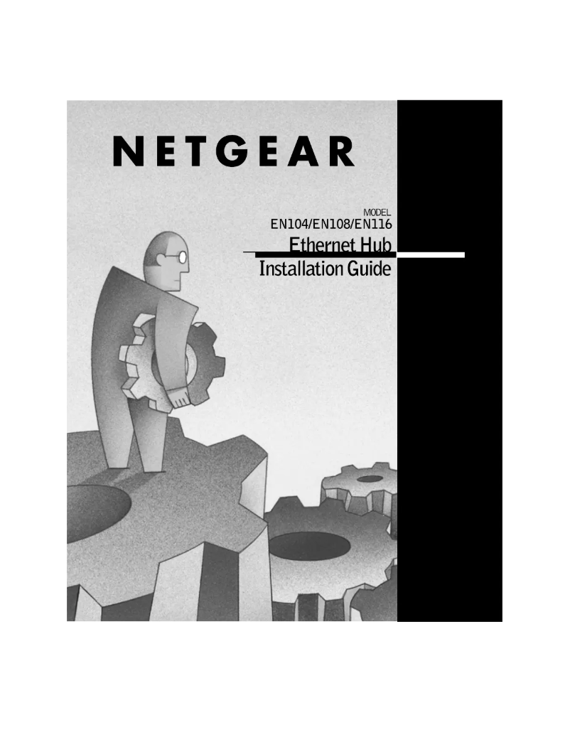 Página 1 del manual Manual de usuario Netgear EN104